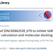 Investigation of ZINC85862539_679 to inhibit SARS-CoV-2 main protease: DFT calculation and molecular docking